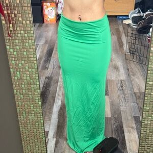 Womens Green pencil skirt